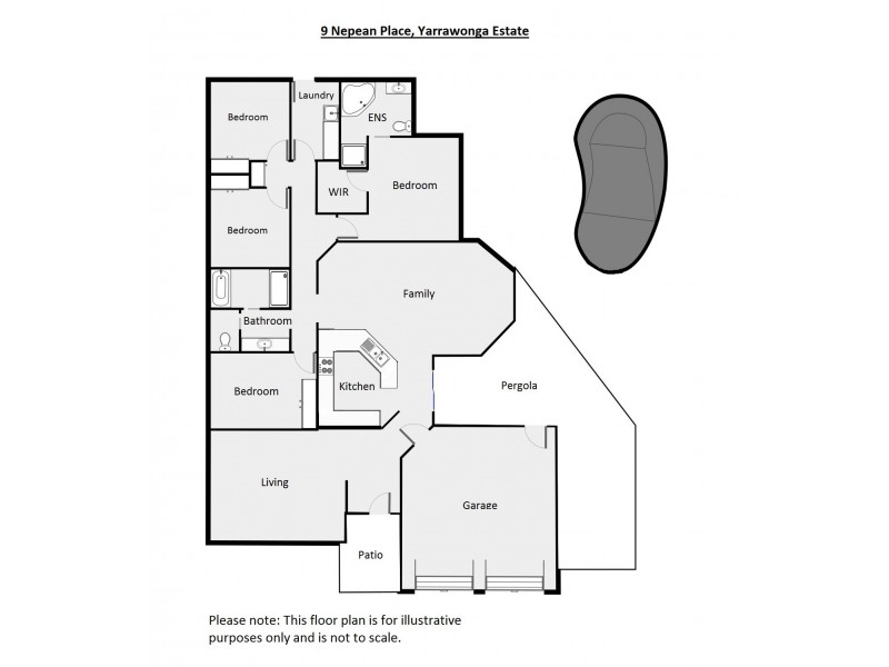 9 Nepean Place, Dubbo NSW 2830 Floorplan