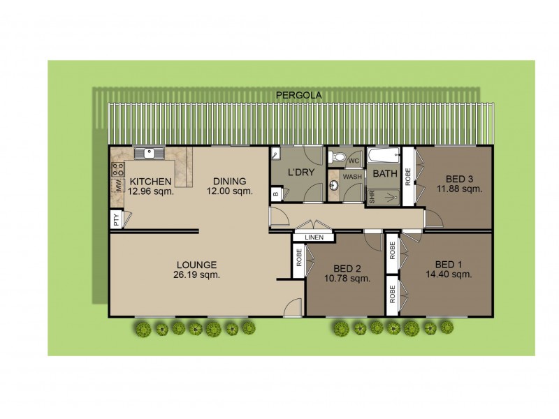 22 CHAMBERS STREET, Geurie NSW 2831 Floorplan