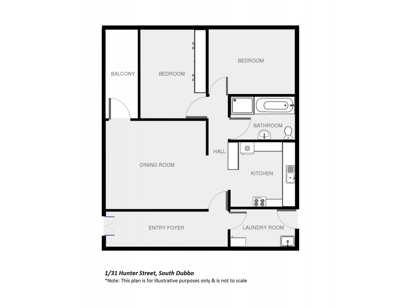 1/31 Hunter Street, Dubbo NSW 2830 Floorplan