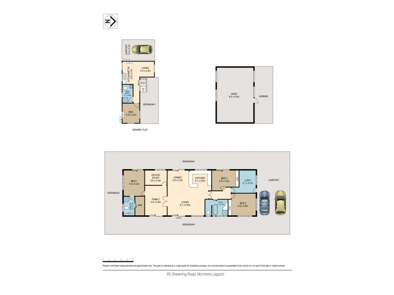 115 Shewring Road, Mcminns Lagoon NT 0822 Floorplan