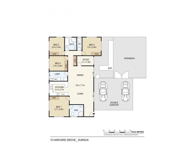 10 Harvard Grove, Durack NT 0830 Floorplan