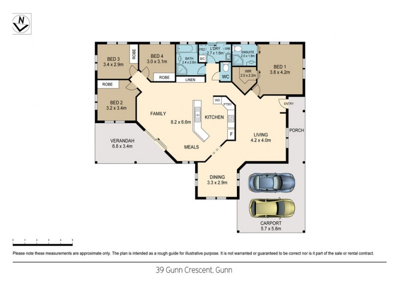 39 Gunn Crescent, Gunn NT 0832 Floorplan