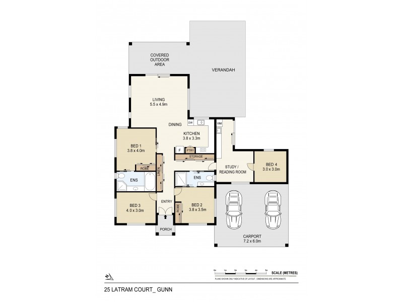25 Latram Court, Gunn NT 0832 Floorplan