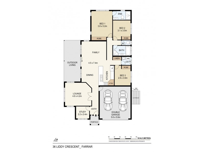 36 Liddy Crescent, Farrar NT 0830 Floorplan