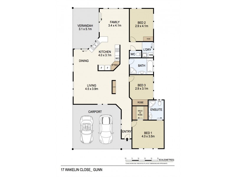 17 Wakelin Close, Gunn NT 0832 Floorplan