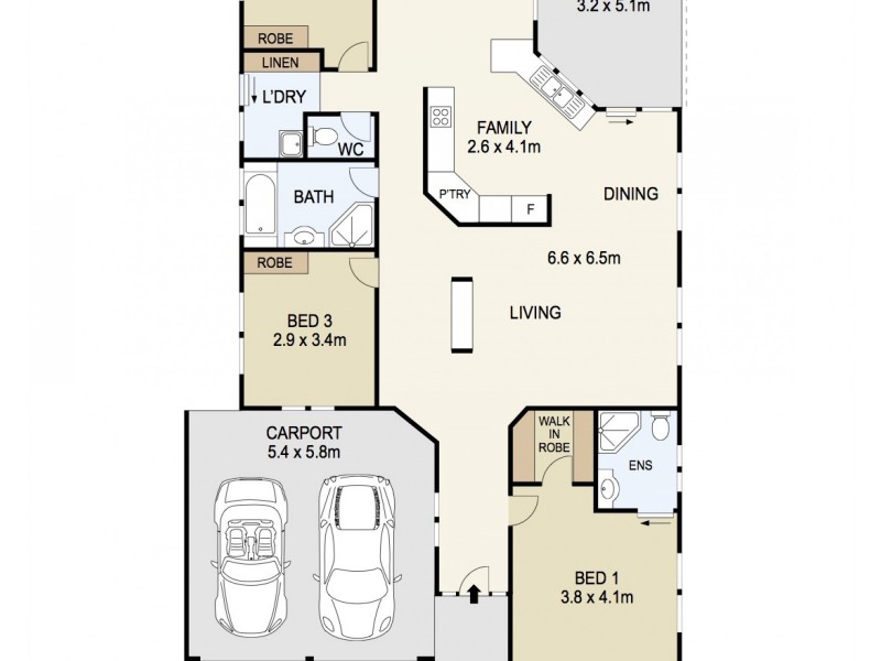 1 Ndhala Close, Gunn NT 0832 Floorplan