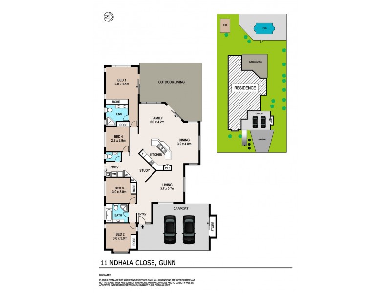 11 Ndhala Close, Gunn NT 0832 Floorplan