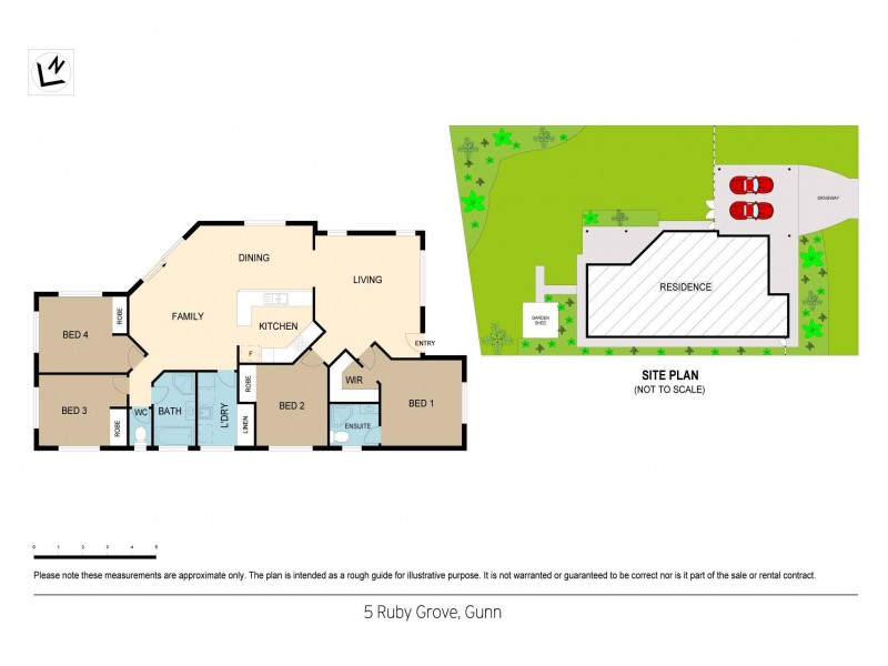 5 Ruby Grove, Gunn NT 0832 Floorplan