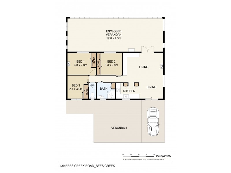 439 Bees Creek Road, Bees Creek NT 0822 Floorplan