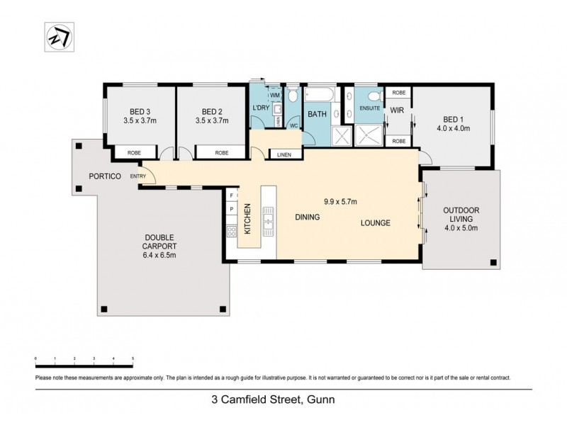 3 Camfield Street, Gunn NT 0832 Floorplan