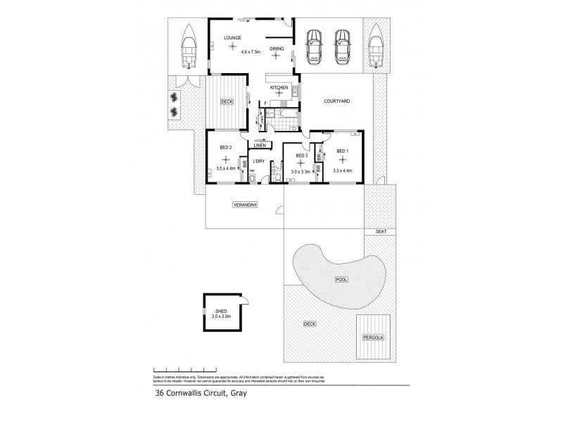 36 Cornwallis Circuit, Gray NT 0830 Floorplan