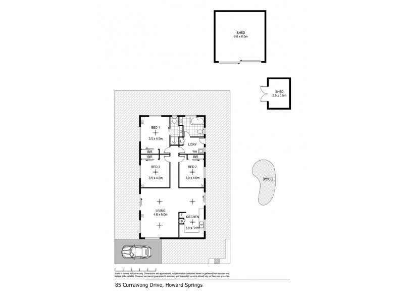 85 Currawong Drive, Howard Springs NT 0835 Floorplan