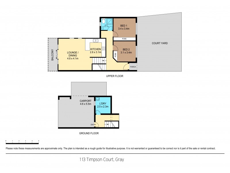 1/13 Timpson Court, Gray NT 0830 Floorplan