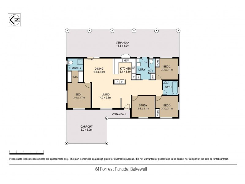 61 Forrest Parade, Bakewell NT 0832 Floorplan