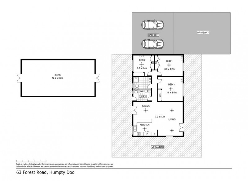 63 Forest Drive, Humpty Doo NT 0836 Floorplan