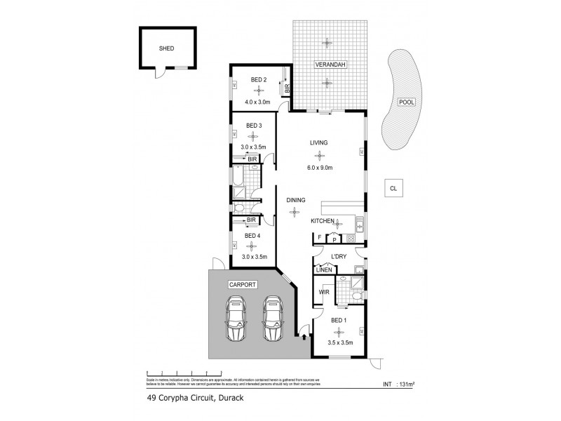 49 Corypha Circuit, Durack NT 0830 Floorplan