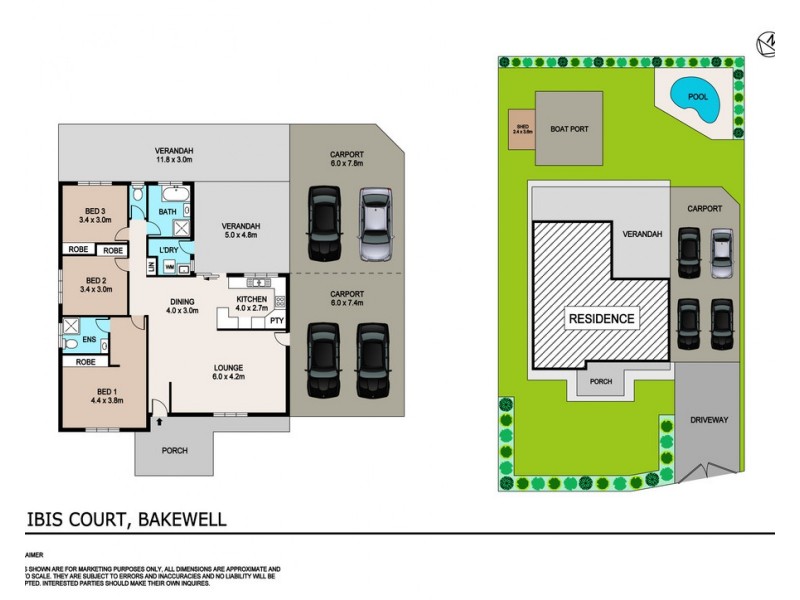 2 Ibis Court, Bakewell NT 0832 Floorplan