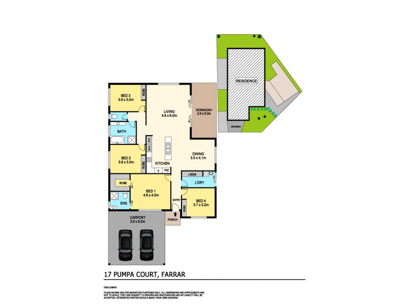 17 Pumpa Court, Farrar NT 0830 Floorplan