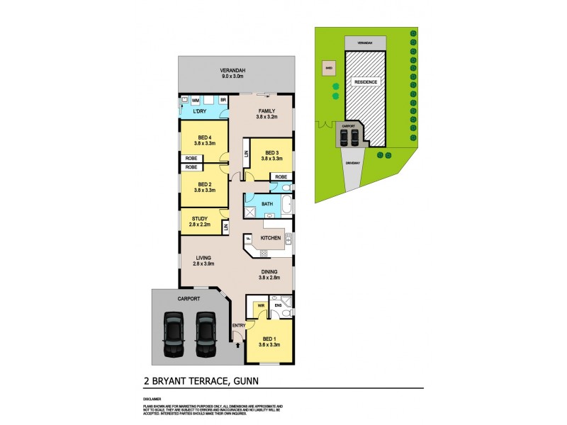 2 Bryant Terrace, Gunn NT 0832 Floorplan