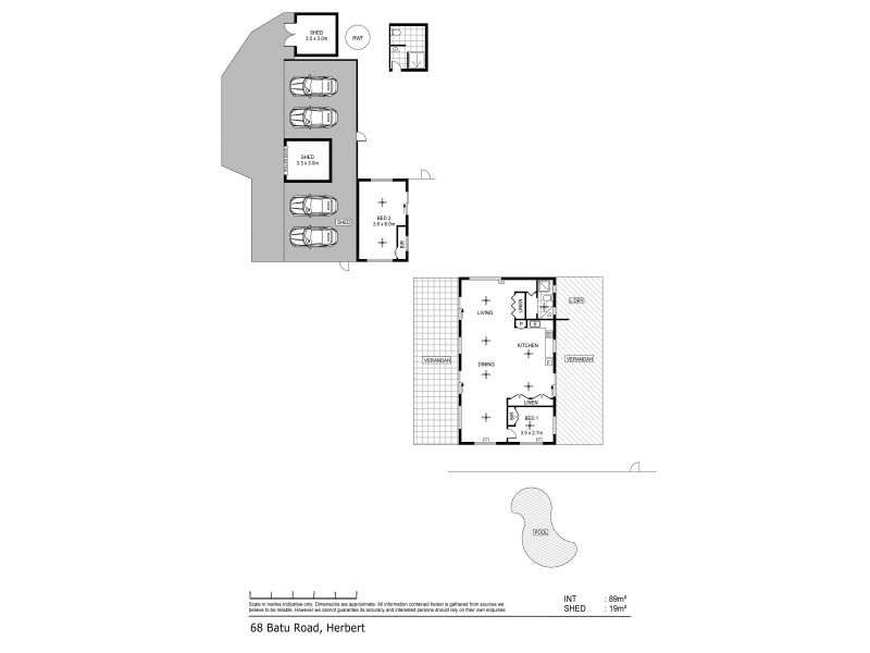Section 2433 68 Batu Road, Herbert NT 0836 Floorplan