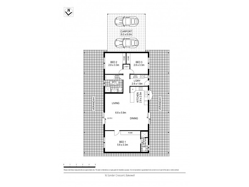 16 Sonder Crescent, Bakewell NT 0832 Floorplan