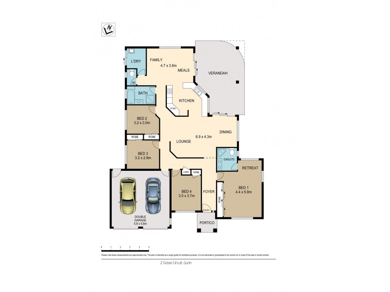 2 Gosse Circuit, Gunn NT 0832 Floorplan