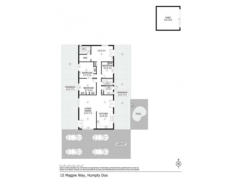 15 Magpie Way, Humpty Doo NT 0836 Floorplan