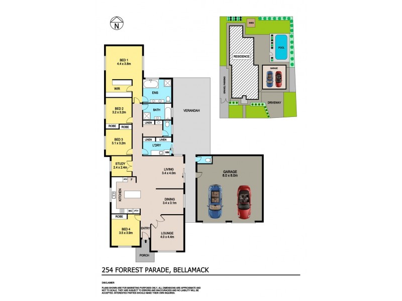 254 Forrest Parade, Bellamack NT 0832 Floorplan