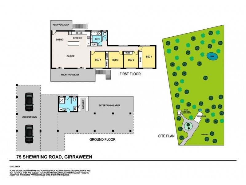 75 Shewring Road, Mcminns Lagoon NT 0822 Floorplan