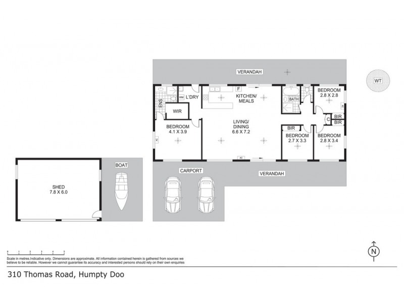 310 Thomas Road, Humpty Doo NT 0836 Floorplan