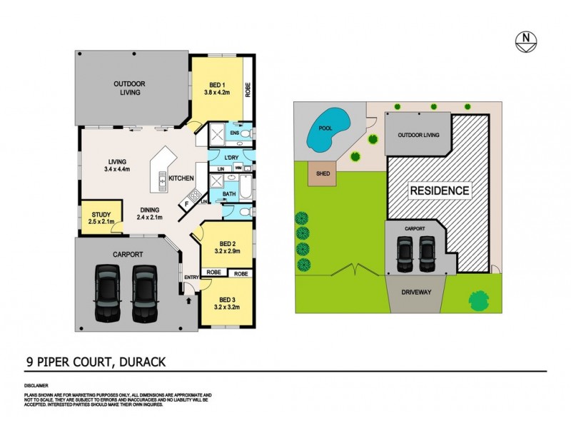 9 Piper Court, Durack NT 0830 Floorplan