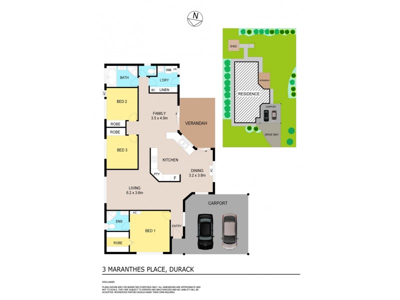 3 Maranthes Place, Durack NT 0830 Floorplan