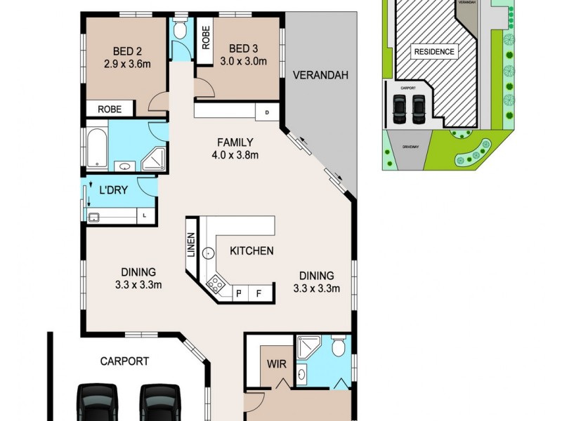 7 Bismarkia Court, Durack NT 0830 Floorplan