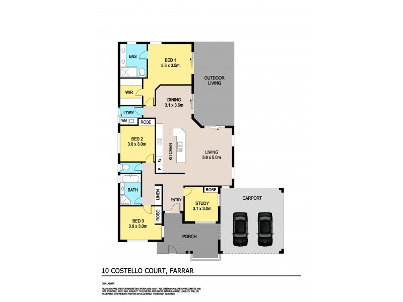 10 Costello Court, Farrar NT 0830 Floorplan