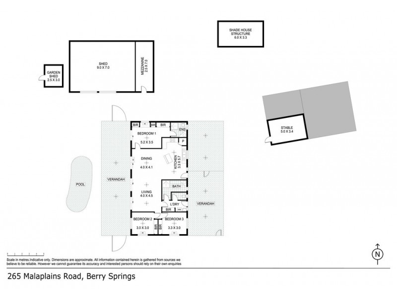 165 Malaplains Road, Berry Springs NT 0838 Floorplan