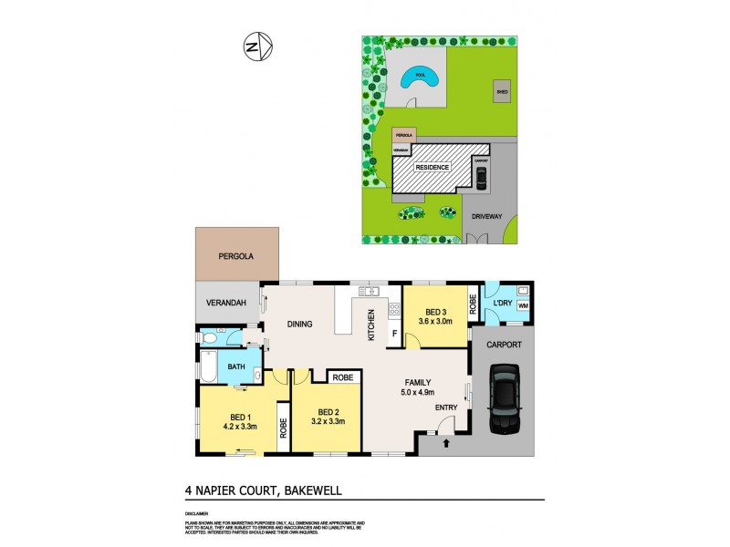4 Napier Court, Bakewell NT 0832 Floorplan
