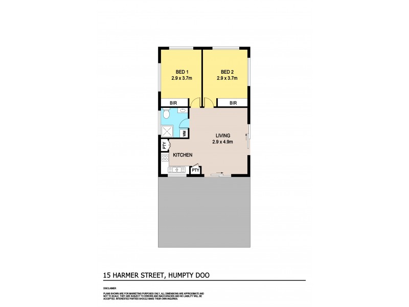 15 Harmer Street, Humpty Doo NT 0836 Floorplan