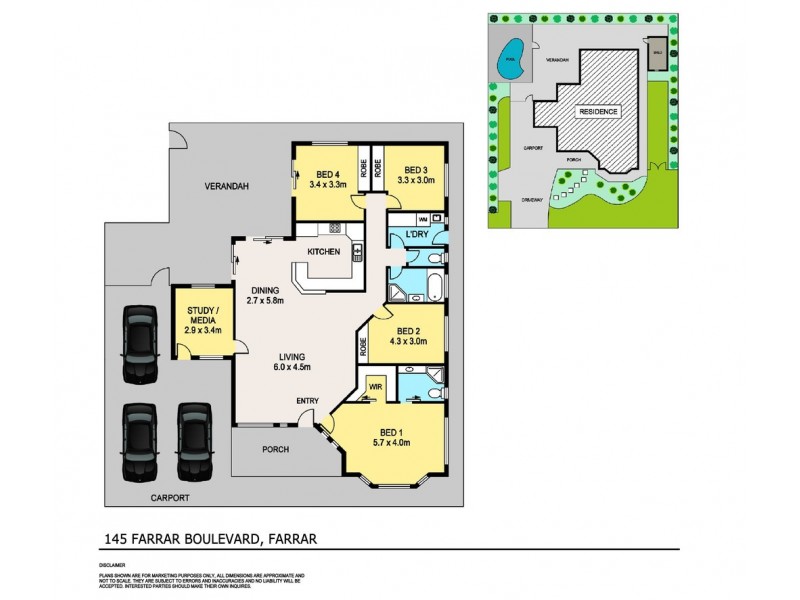 145 Farrar Boulevard, Farrar NT 0830 Floorplan