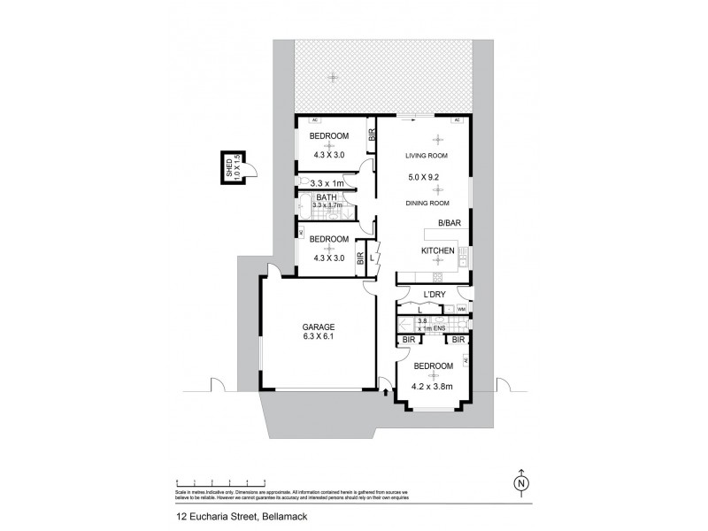 12 Eucharia Street, Bellamack NT 0832 Floorplan