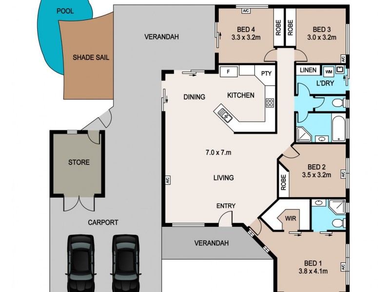 119 Farrar Boulevard, Farrar NT 0830 Floorplan