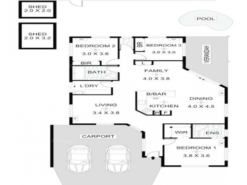 7 Bismarkia Court, Durack NT 0830 Floorplan