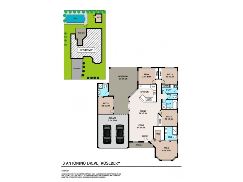 3 Antonino Drive, Rosebery NT 0832 Floorplan
