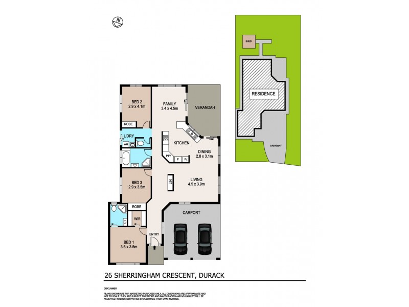 26 Sherringham Crescent, Durack NT 0830 Floorplan