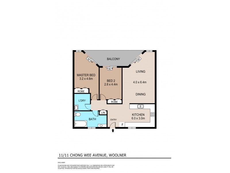11/11 Chong Wee Avenue, Woolner NT 0820 Floorplan