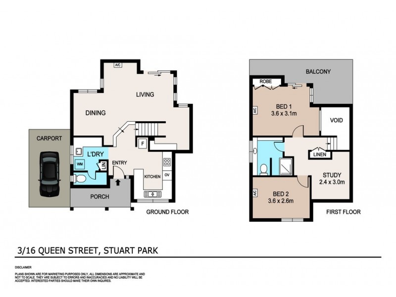 3/16 Queen Street, Stuart Park NT 0820 Floorplan