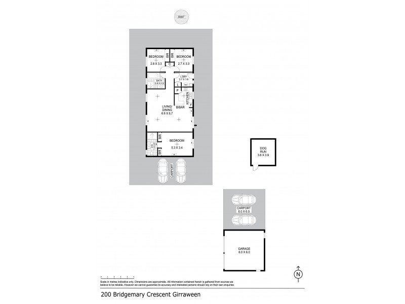 200 Bridgemary Crescent, Girraween NT 0836 Floorplan