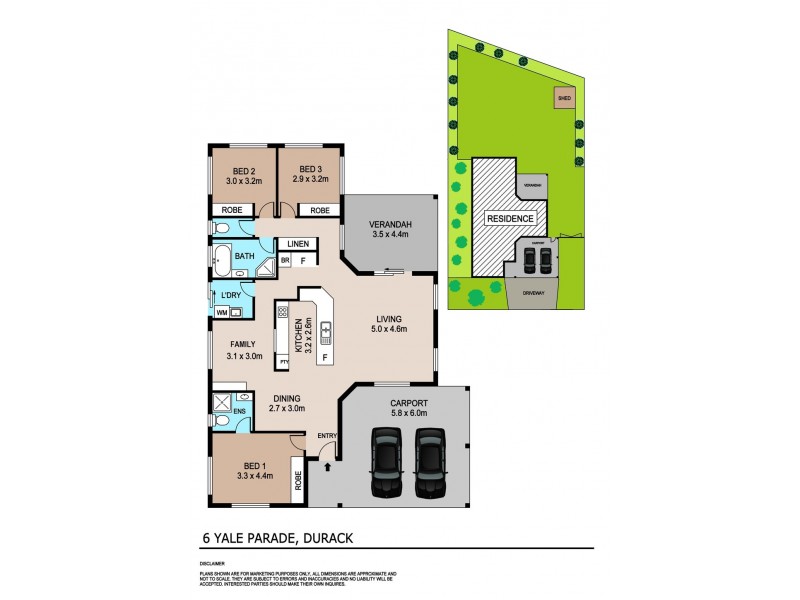 6 Yale Parade, Durack NT 0830 Floorplan