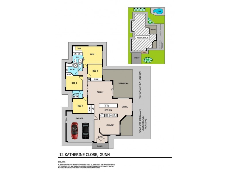 12 Katherine Close, Gunn NT 0832 Floorplan