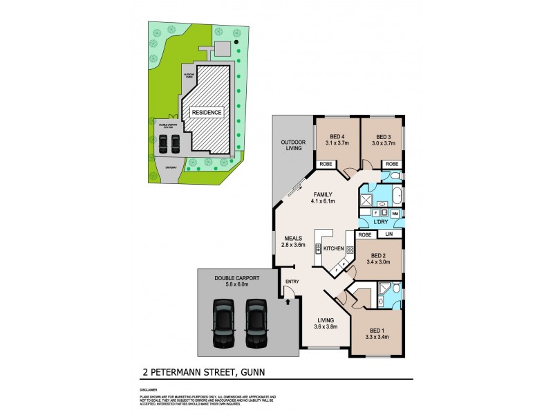 2 Petermann Street, Gunn NT 0832 Floorplan