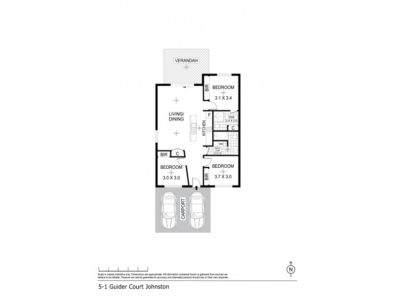 5/1 Guider Court, Johnston NT 0832 Floorplan